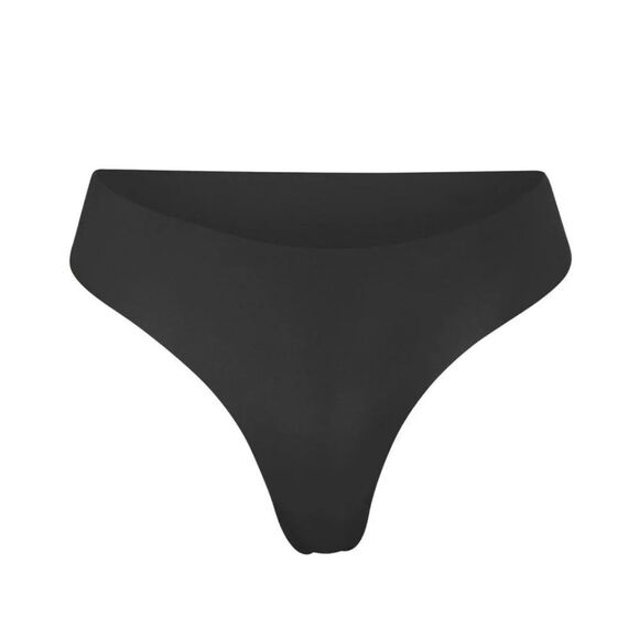 SKIMS NAKED DIPPED THONG ONYX M NWT IN PACKAGING - Picture 2 of 6